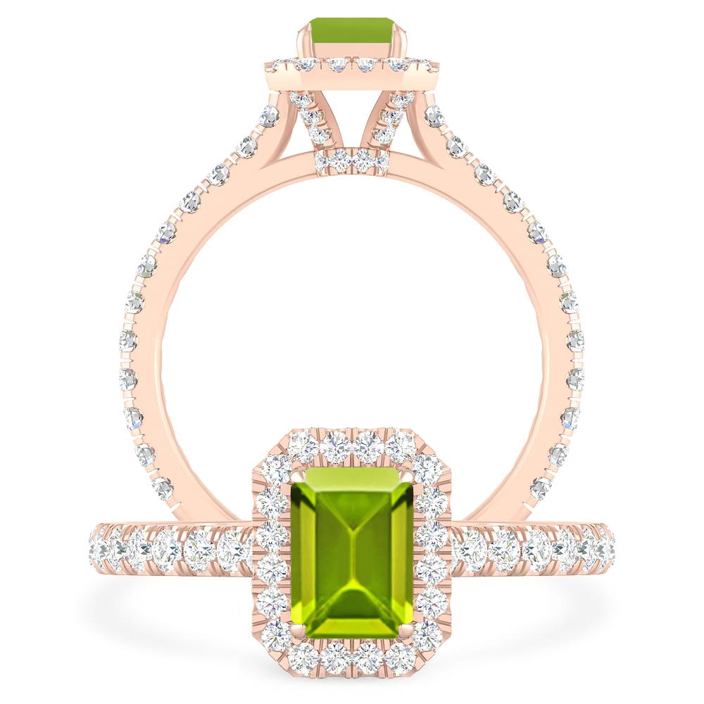 Rose Gold - Peridot