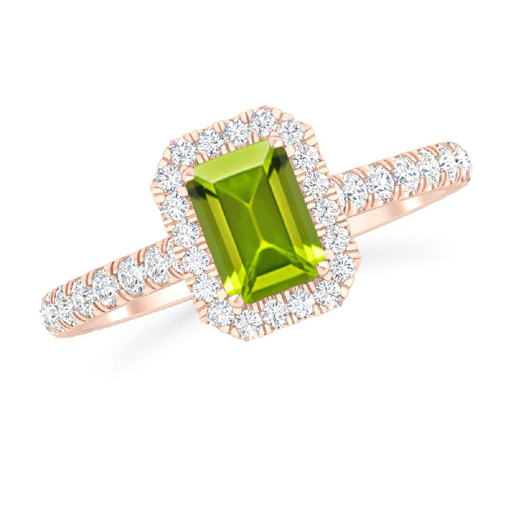 Rose Gold - Peridot