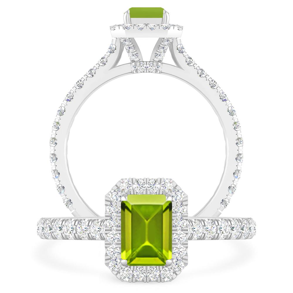 White Gold - Peridot