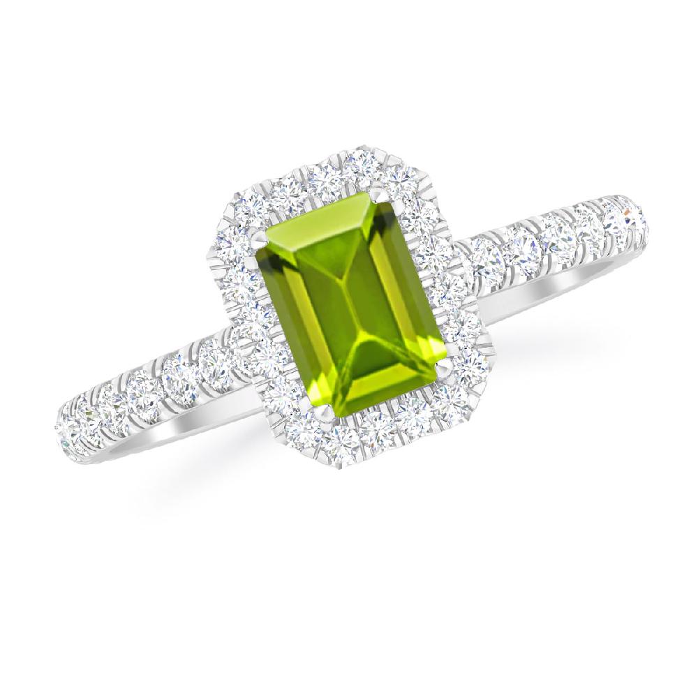 White Gold - Peridot