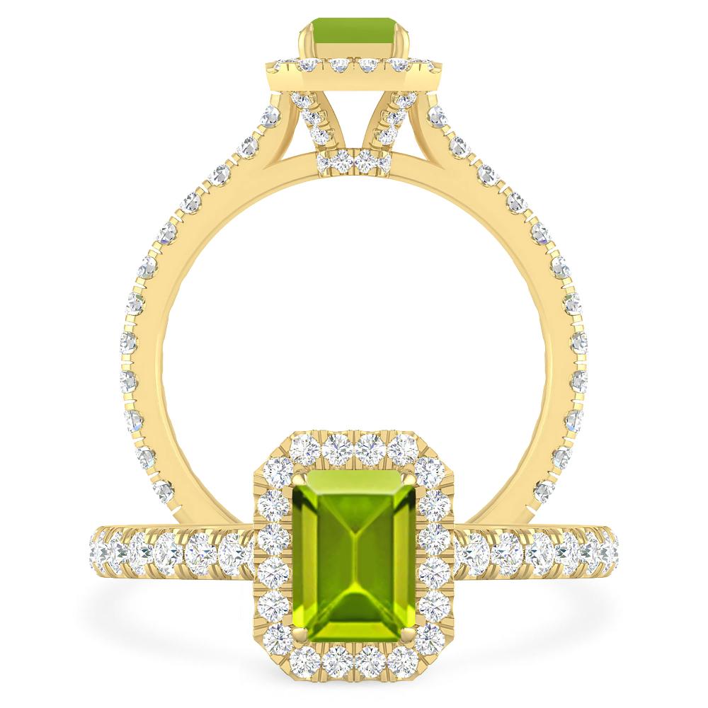 Yellow Gold - Peridot