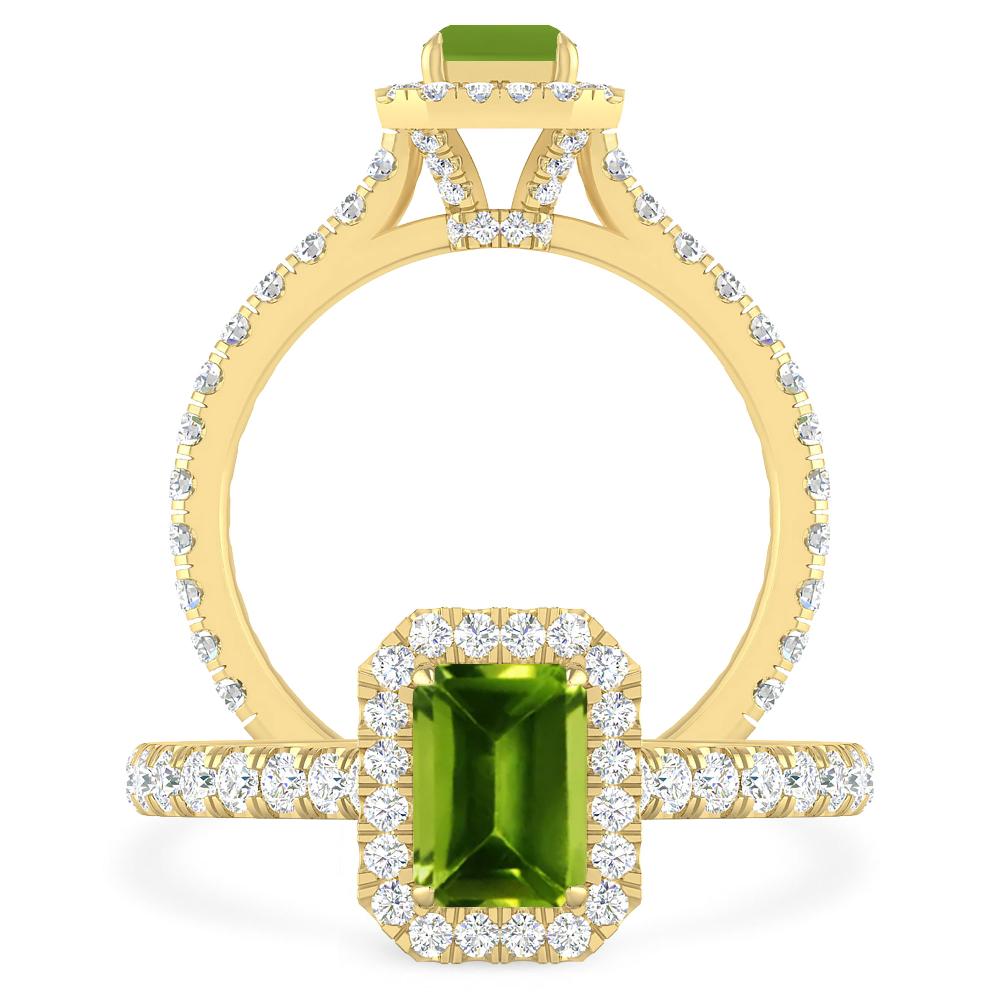 Yellow Gold - Peridot