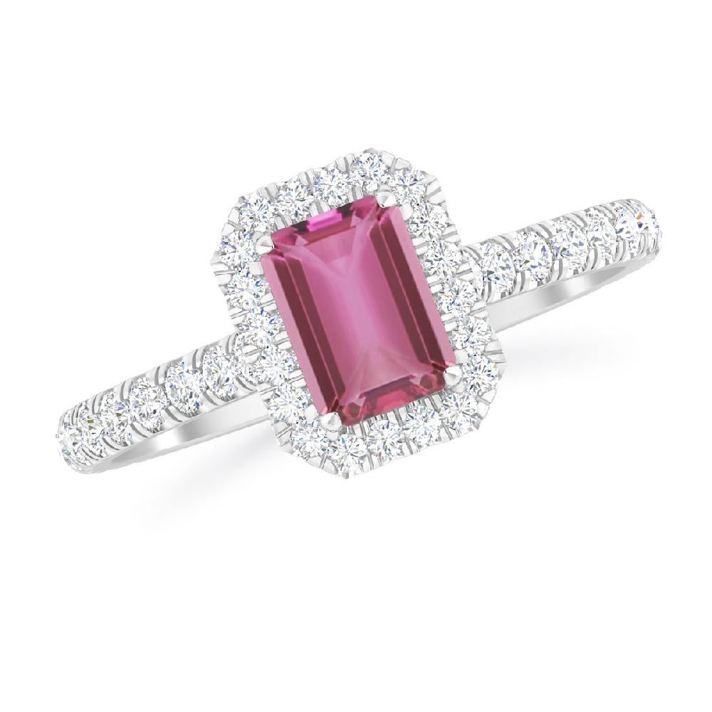 White Gold - Pink Tourmaline