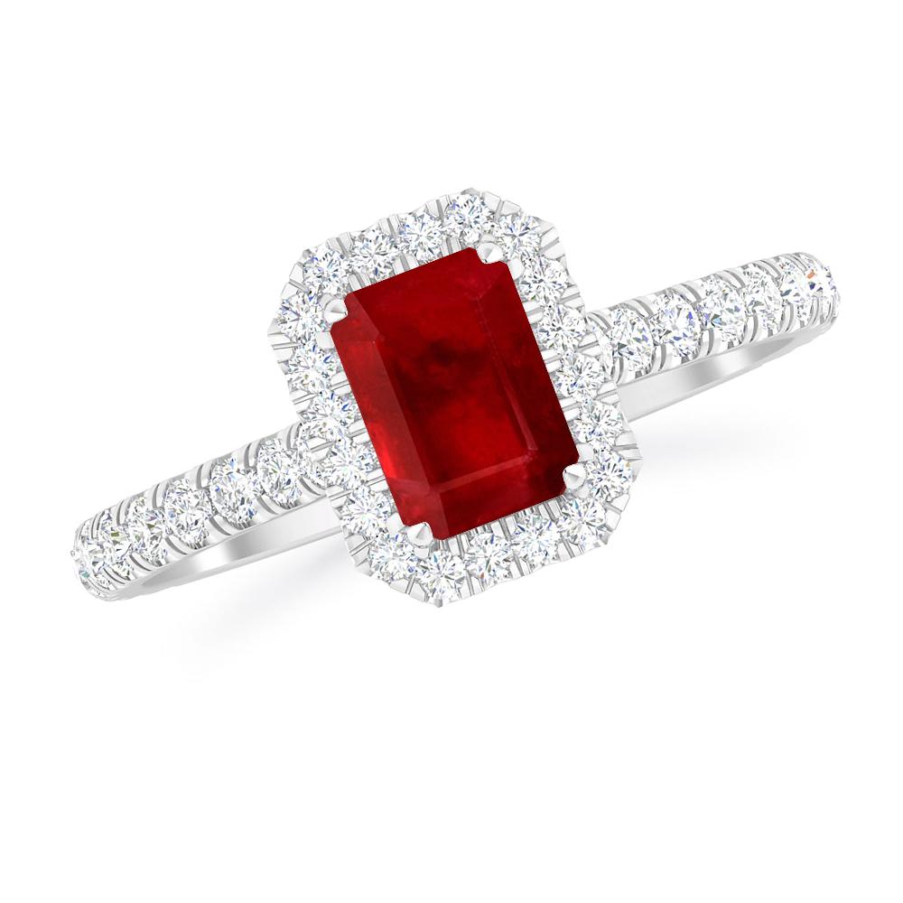 White Gold - Ruby