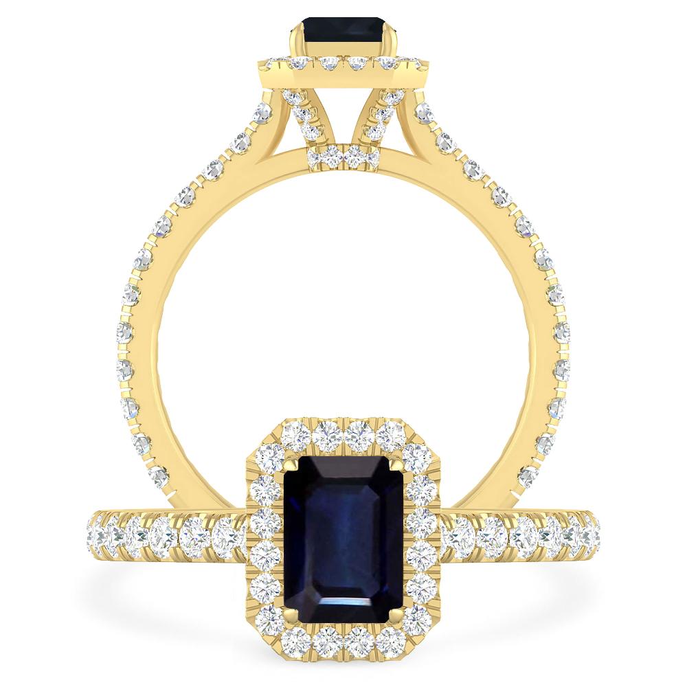 Yellow Gold - Sapphire