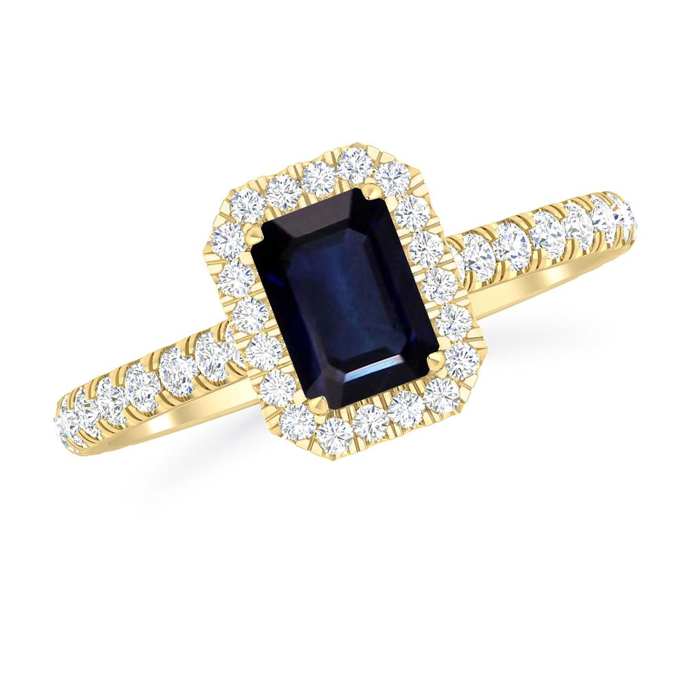 Yellow Gold - Sapphire