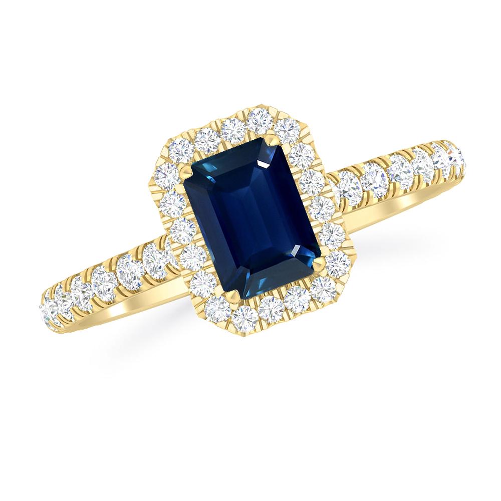 Yellow Gold - Sapphire