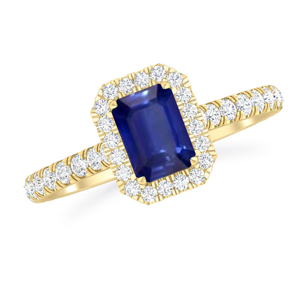 Yellow Gold - Sapphire