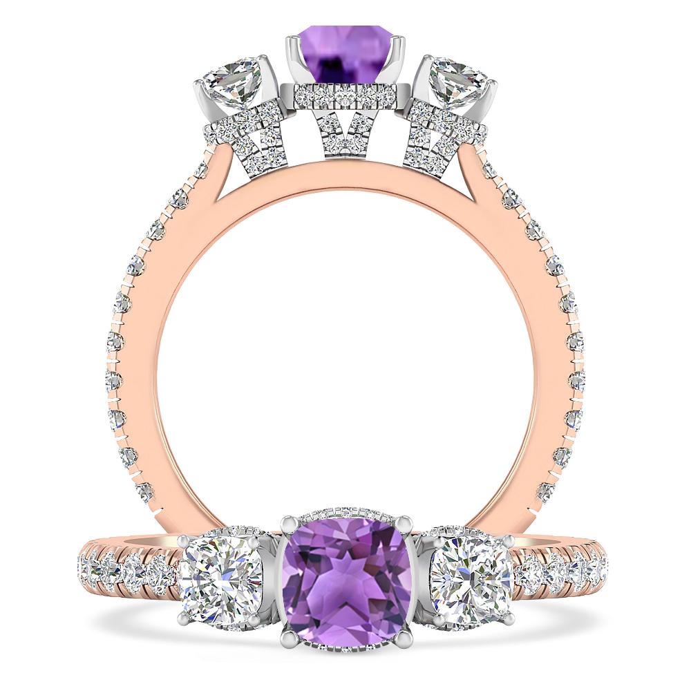 Rose Gold - Amethyst