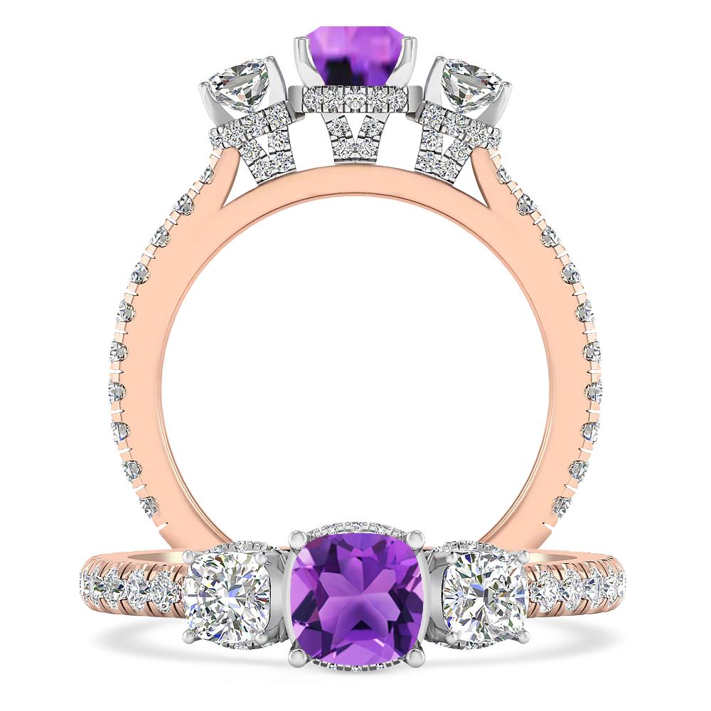 Rose Gold - Amethyst