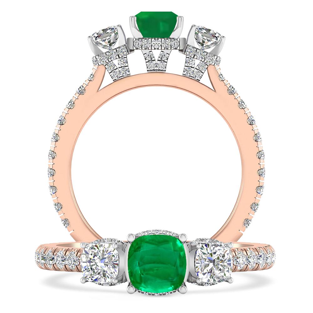 Rose Gold - Emerald
