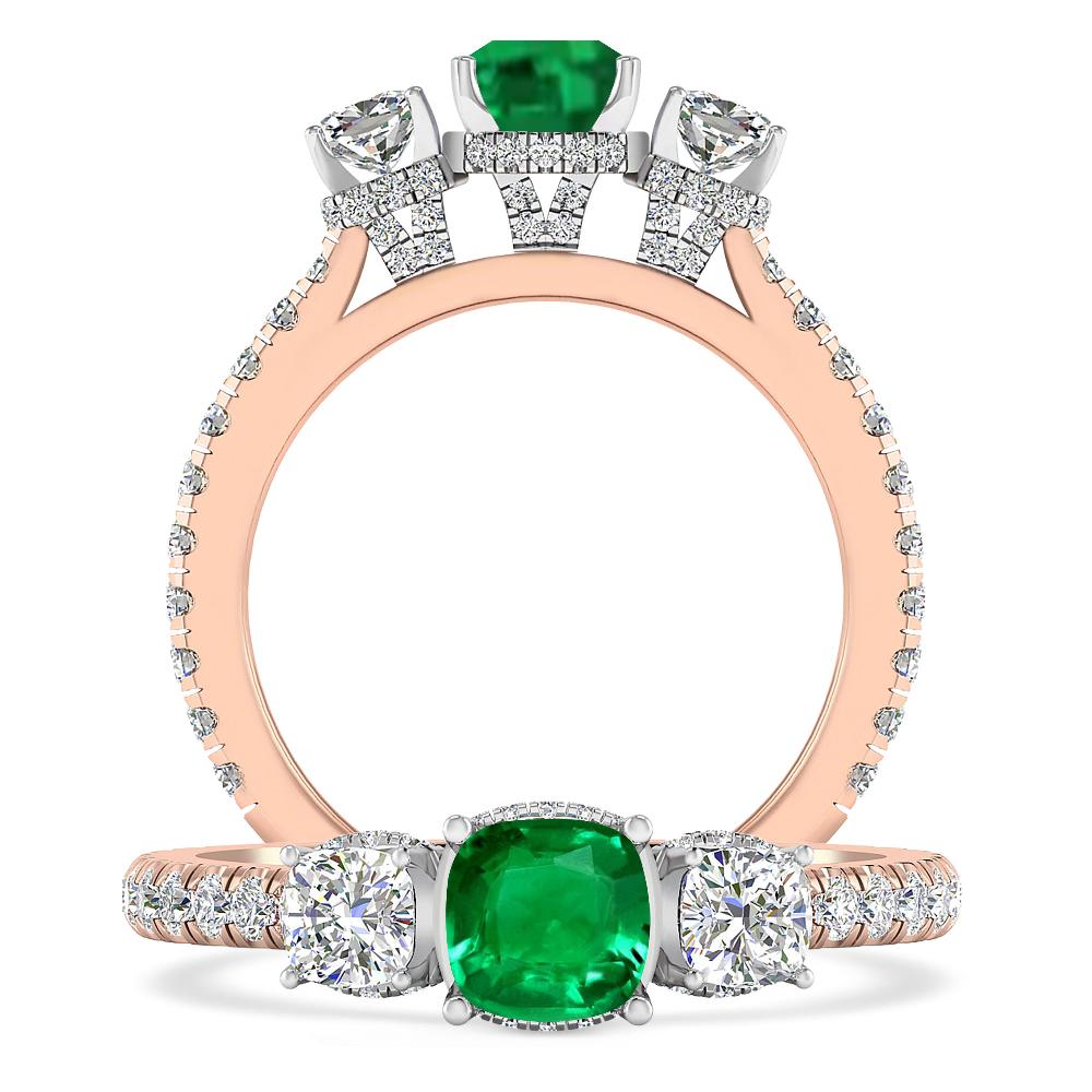 Rose Gold - Emerald