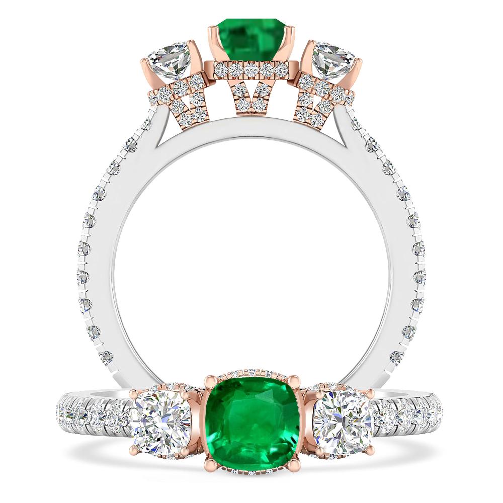 White Gold - Emerald