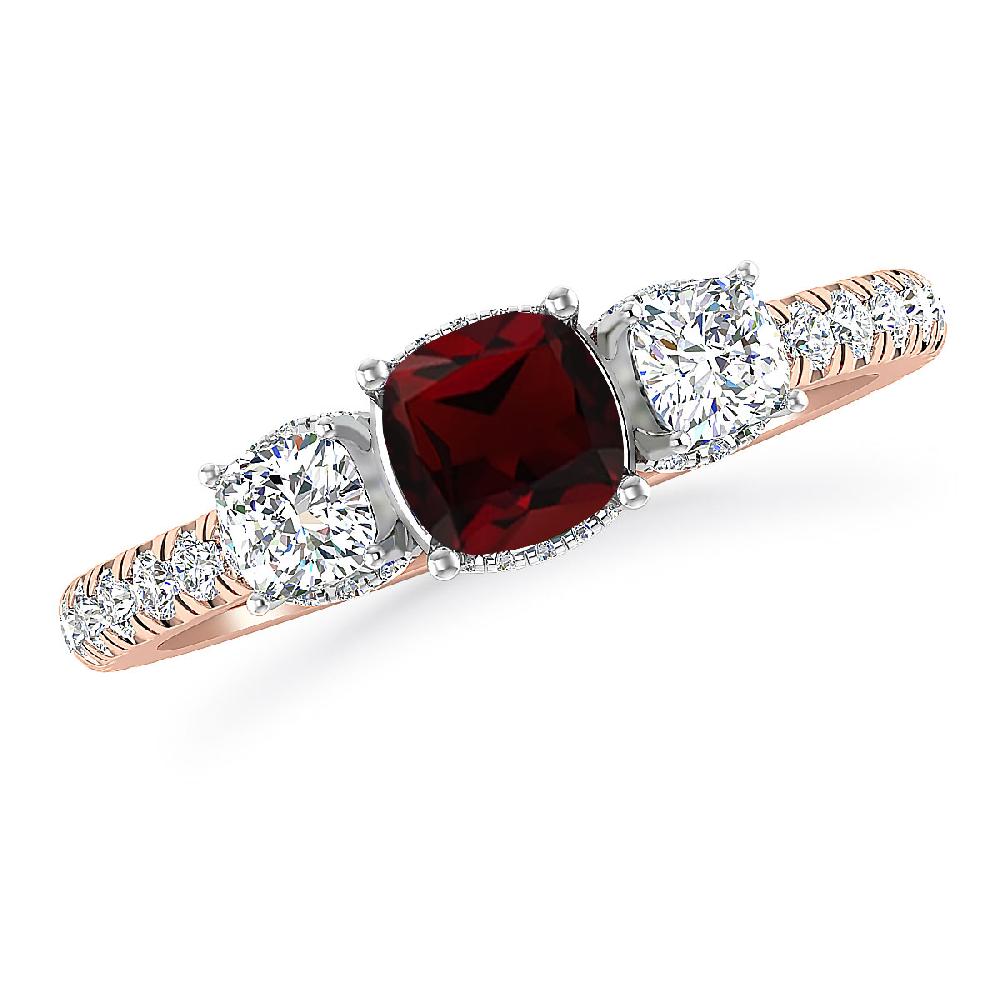 Rose Gold - Garnet