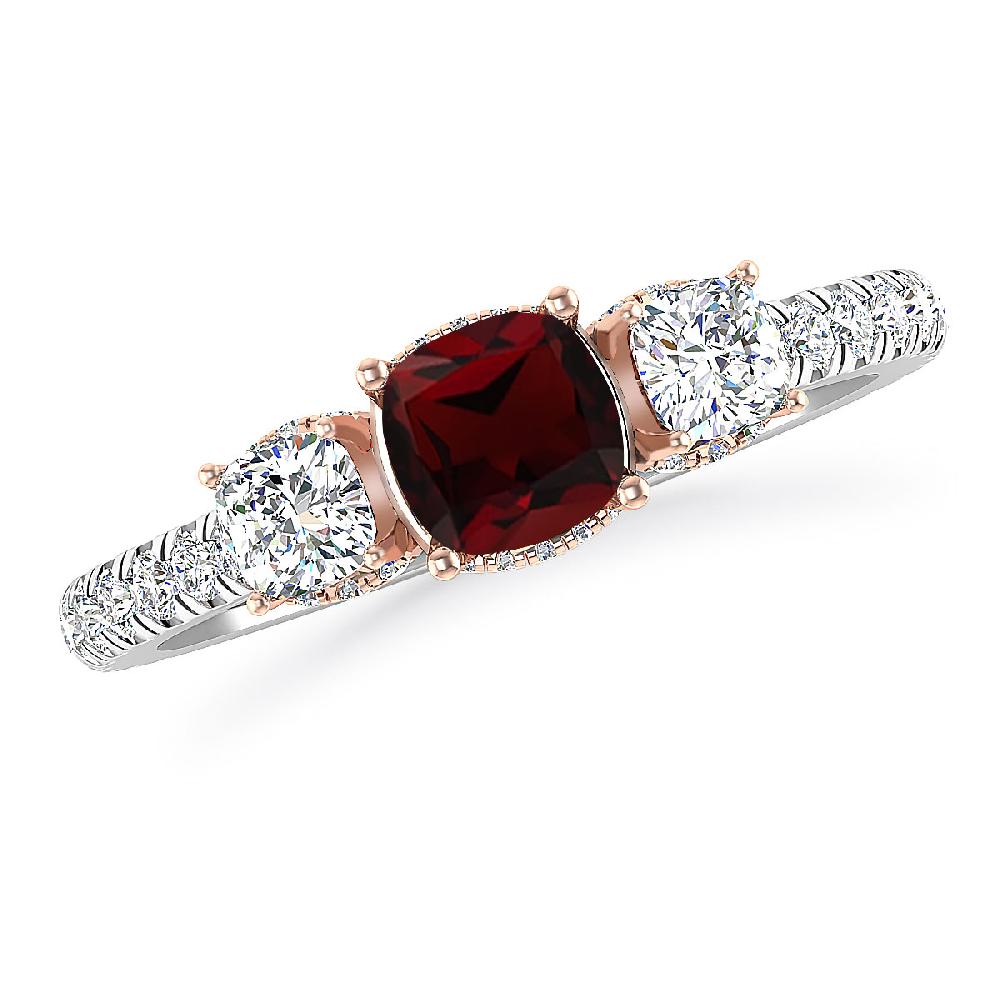 White Gold - Garnet