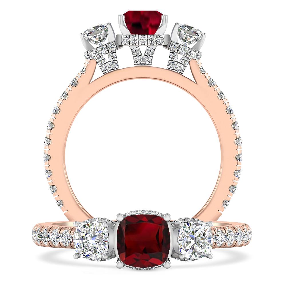 Rose Gold - Garnet