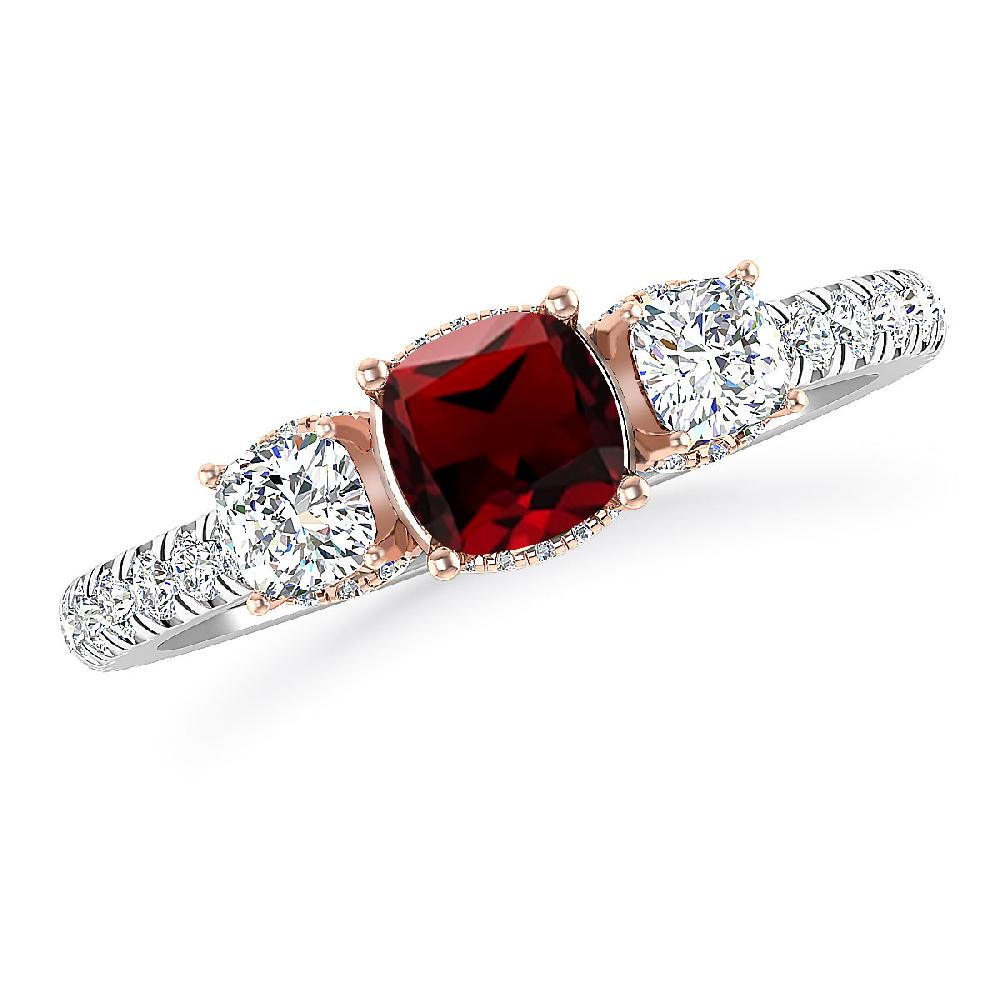 White Gold - Garnet