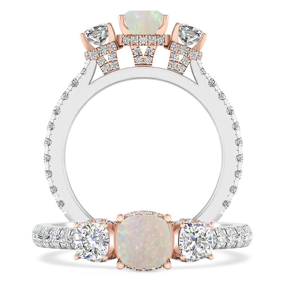 White Gold - Opal