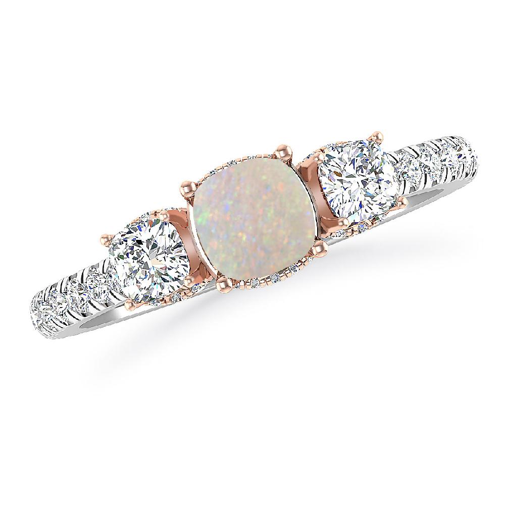 White Gold - Opal