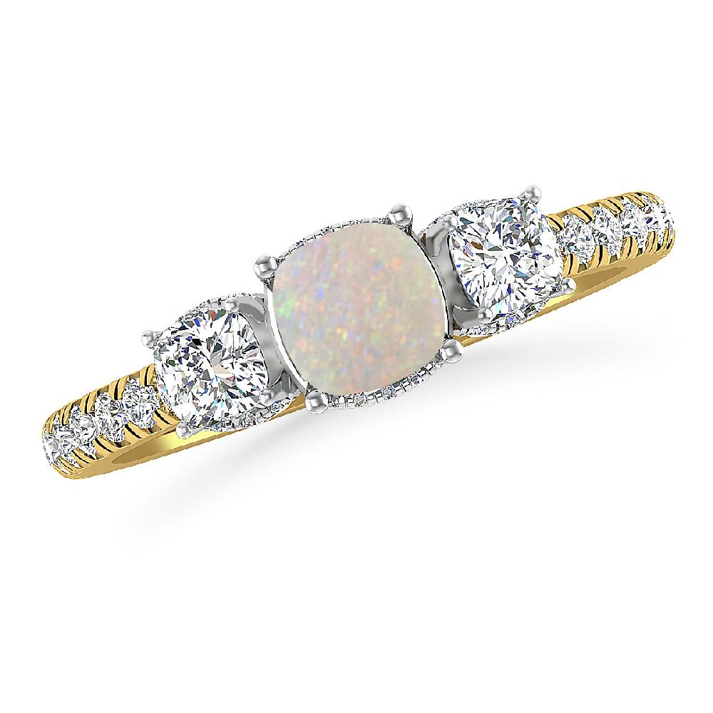 Yellow Gold - Opal