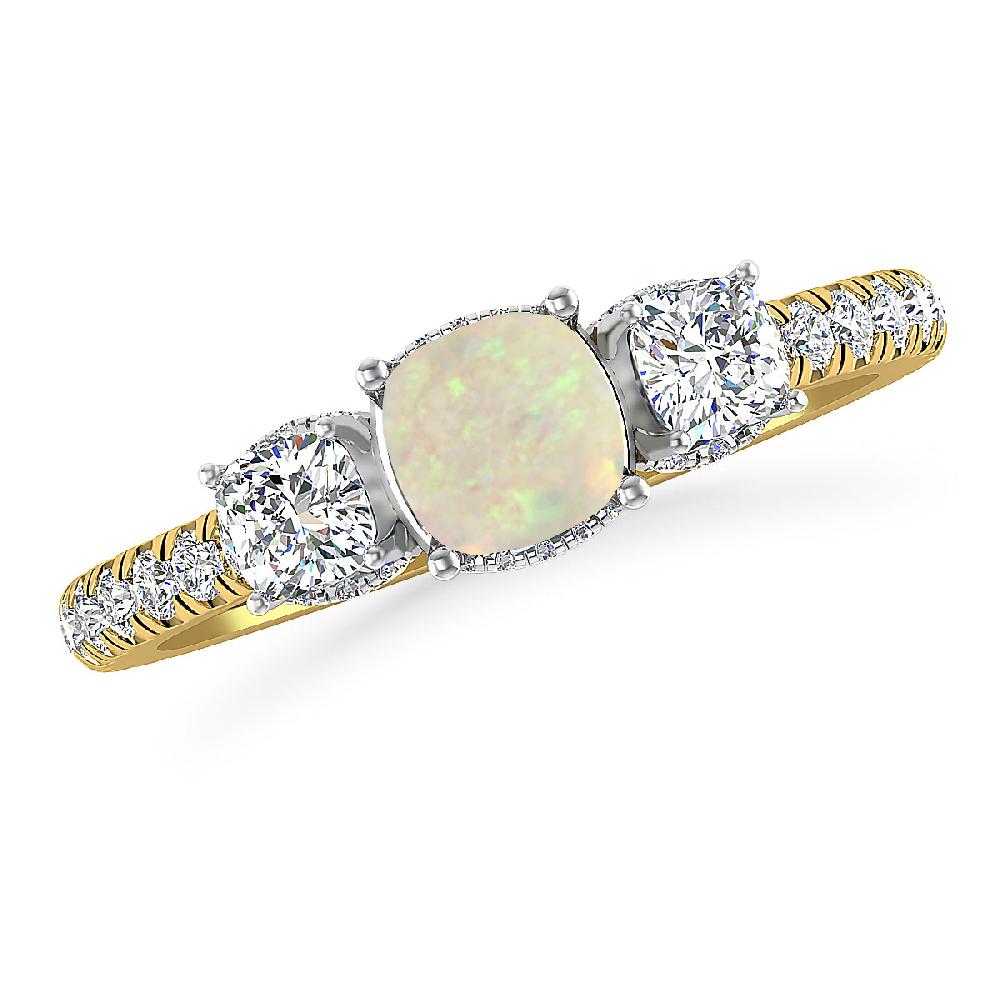 Yellow Gold - Opal