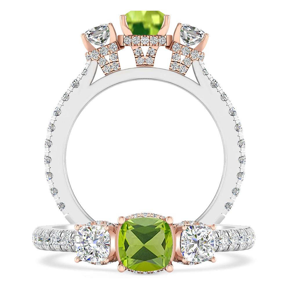 White Gold - Peridot