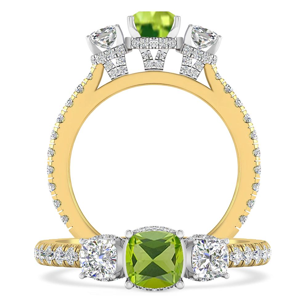 Yellow Gold - Peridot