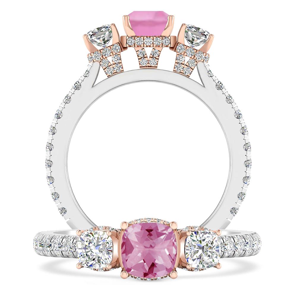 White Gold - Pink Tourmaline