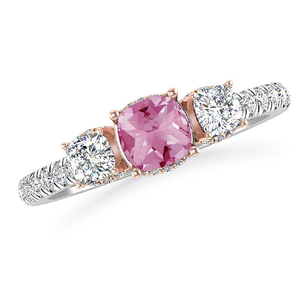 White Gold - Pink Tourmaline