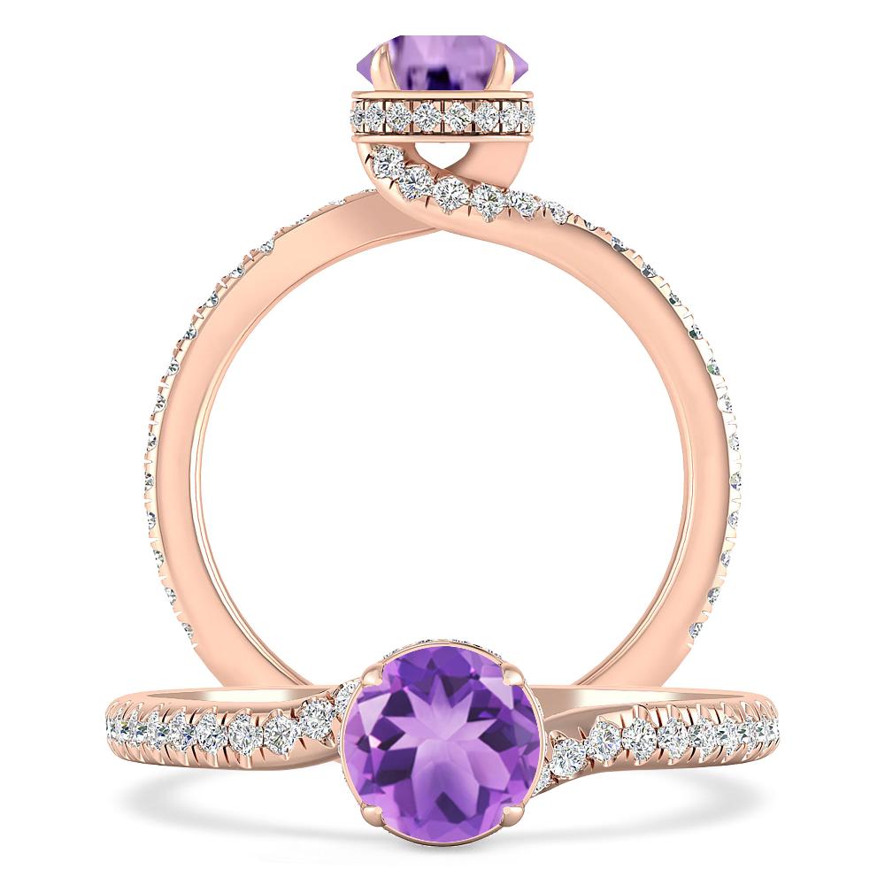 Rose Gold - Amethyst