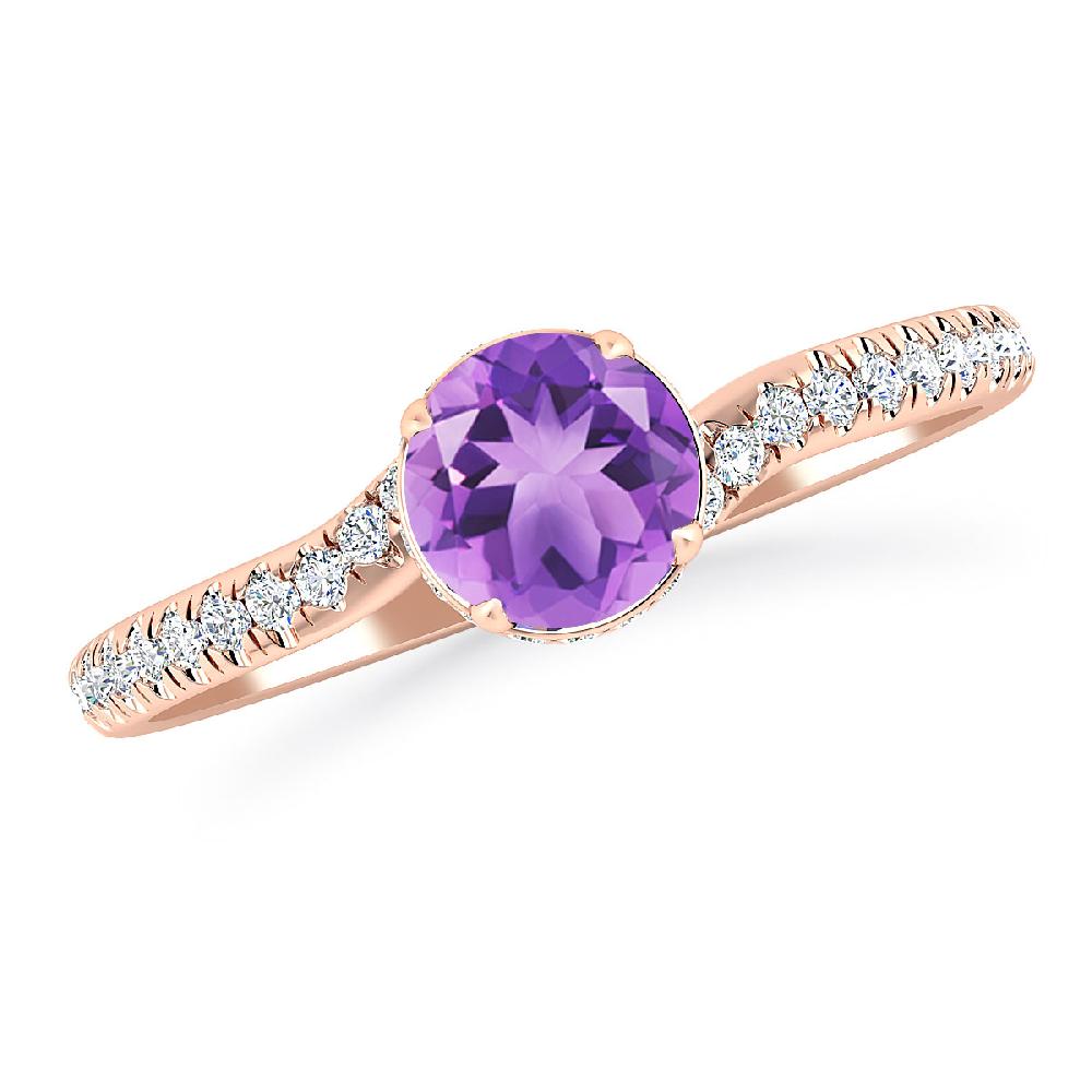 Rose Gold - Amethyst