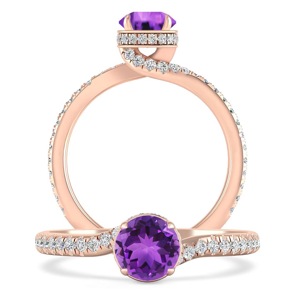 Rose Gold - Amethyst