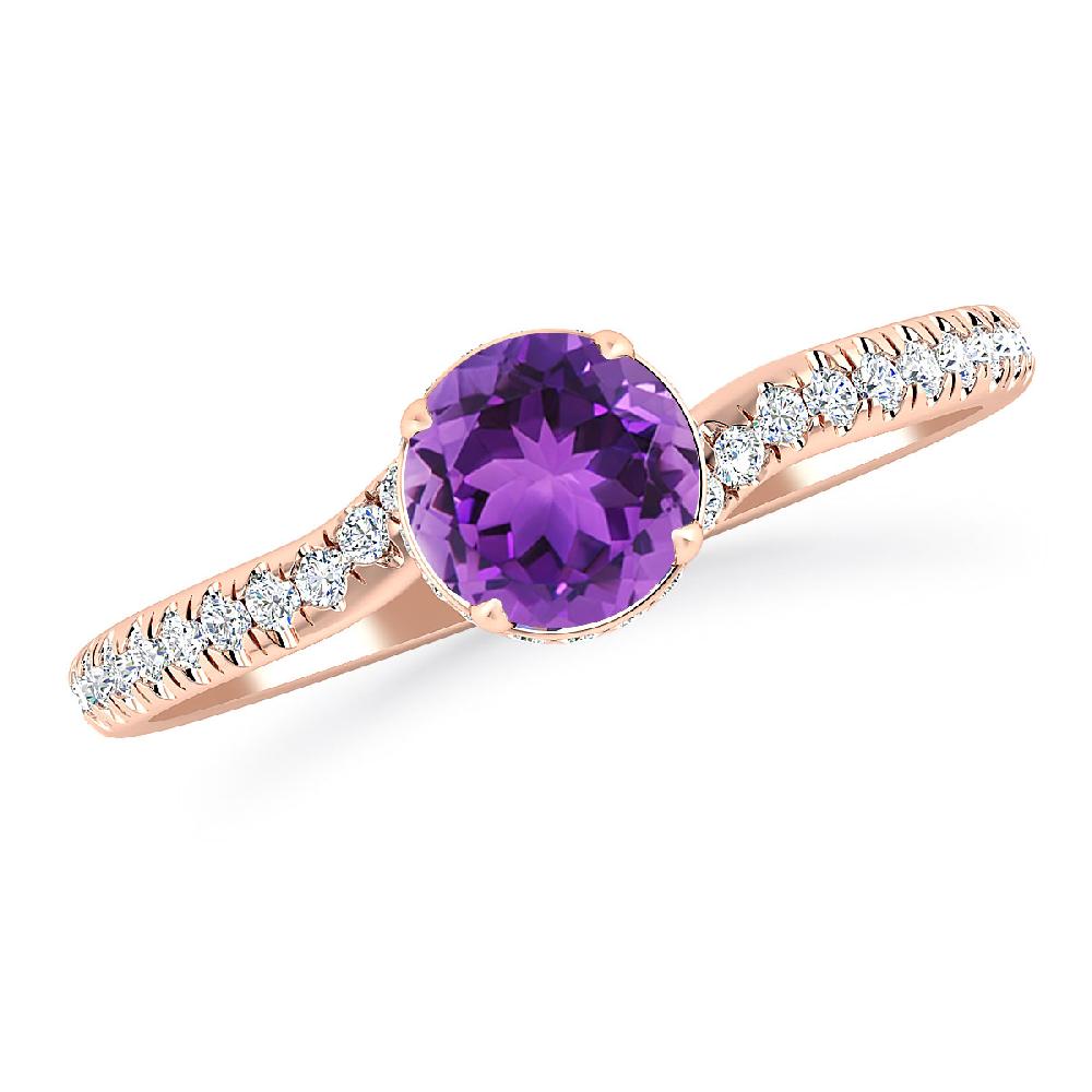 Rose Gold - Amethyst