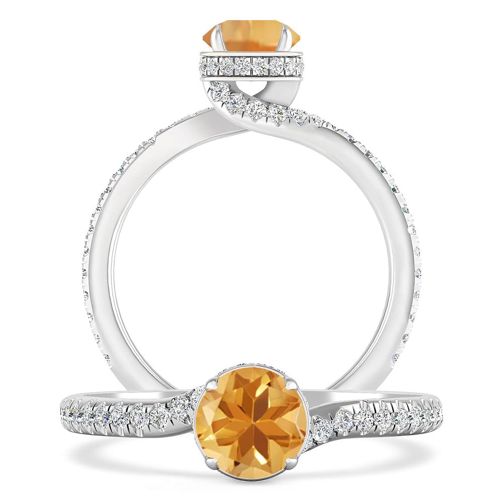 White Gold - Citrine