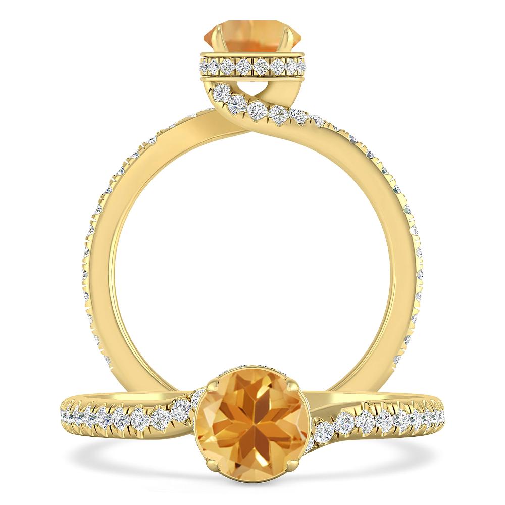 Yellow Gold - Citrine