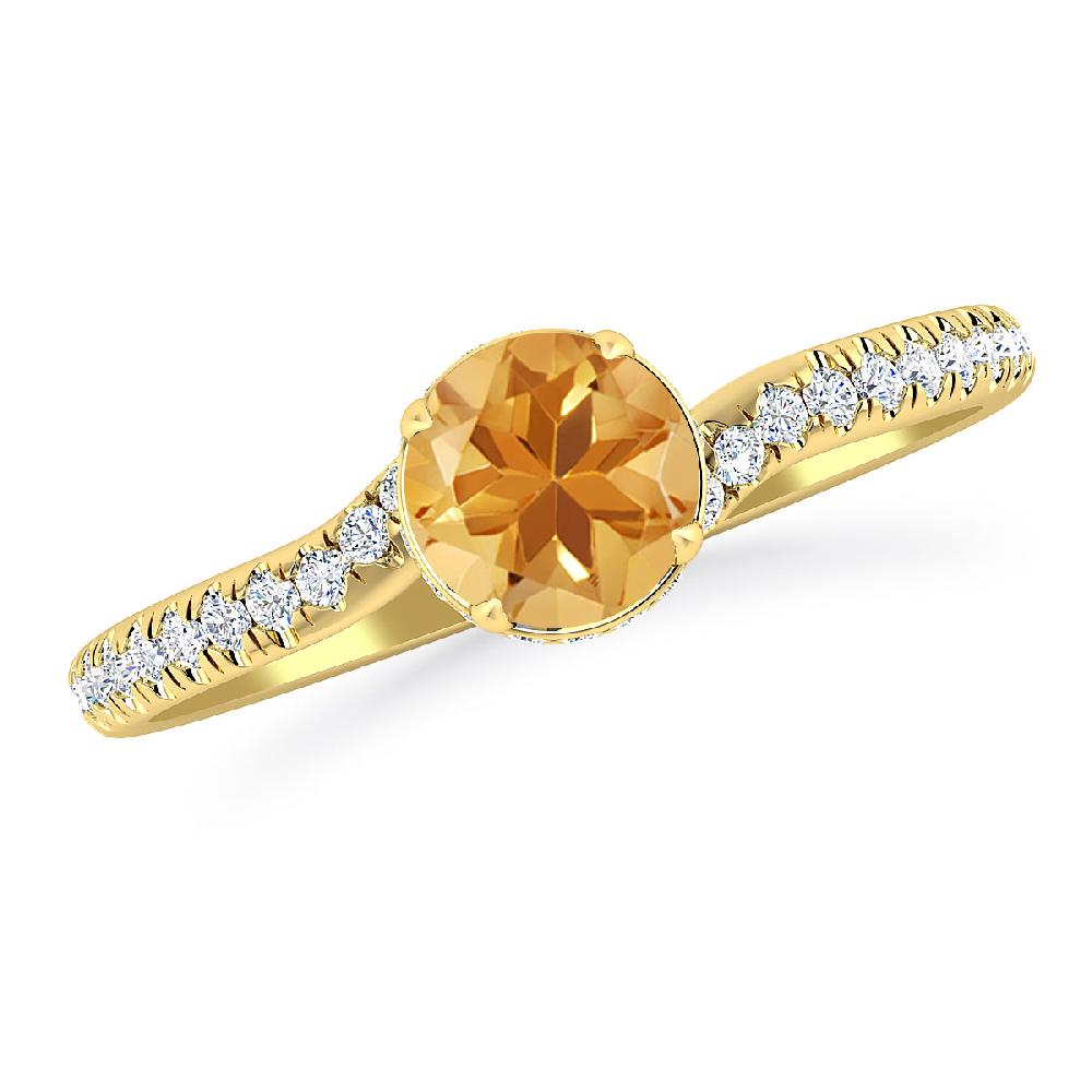 Yellow Gold - Citrine