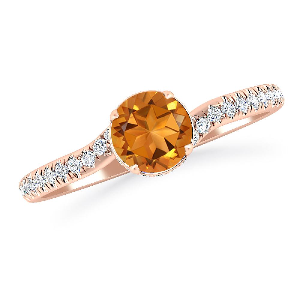 Rose Gold - Citrine