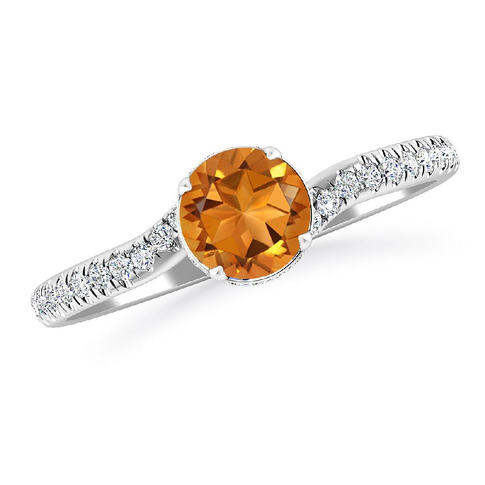 White Gold - Citrine