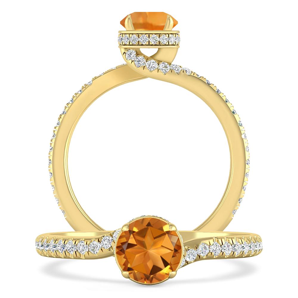 Yellow Gold - Citrine