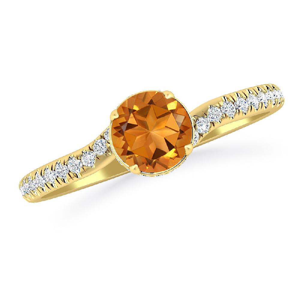 Yellow Gold - Citrine