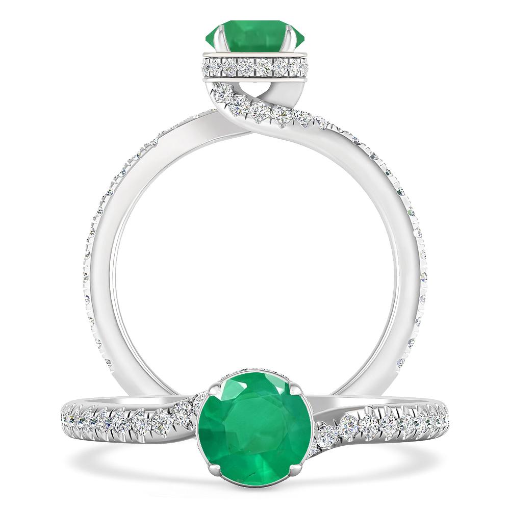 White Gold - Emerald