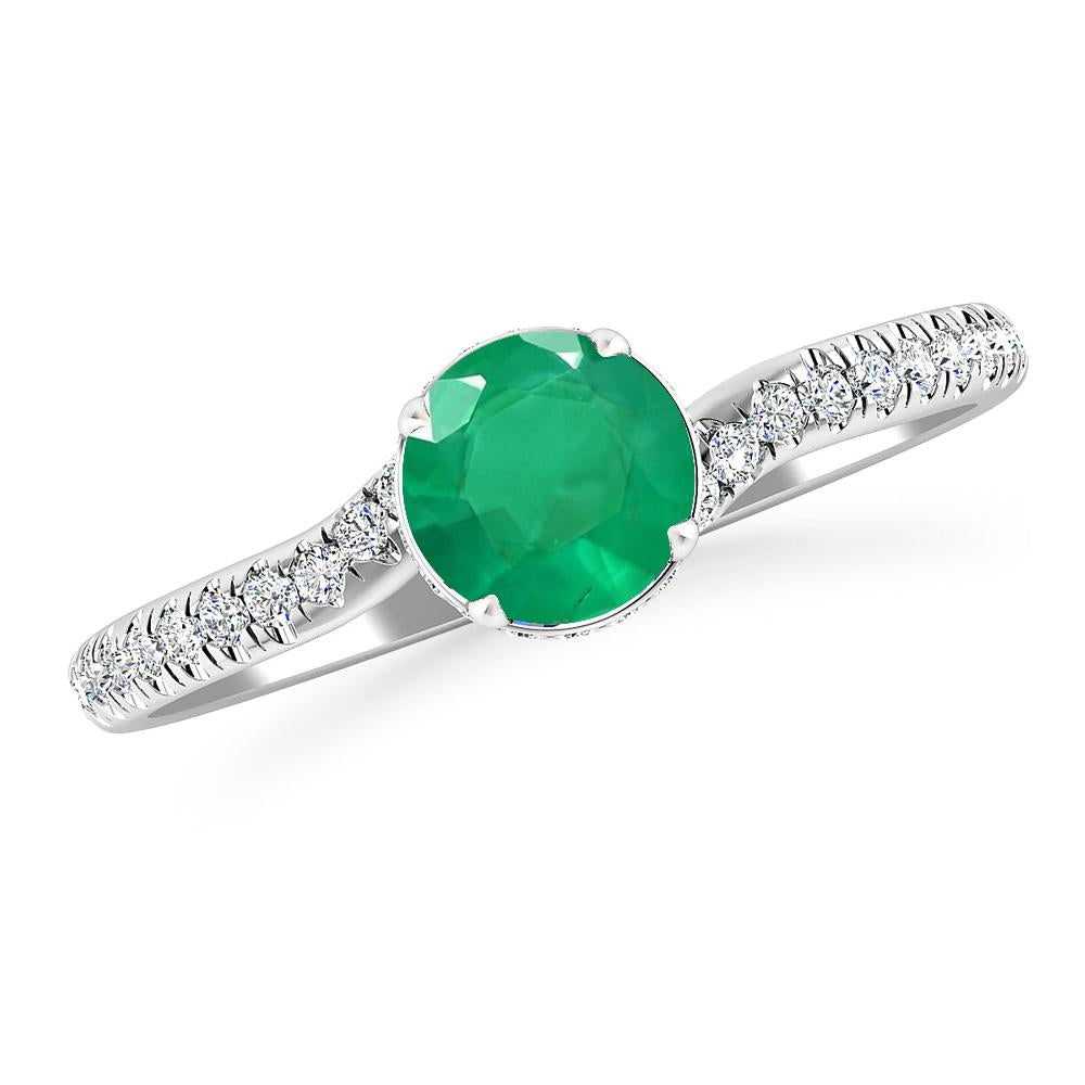 White Gold - Emerald