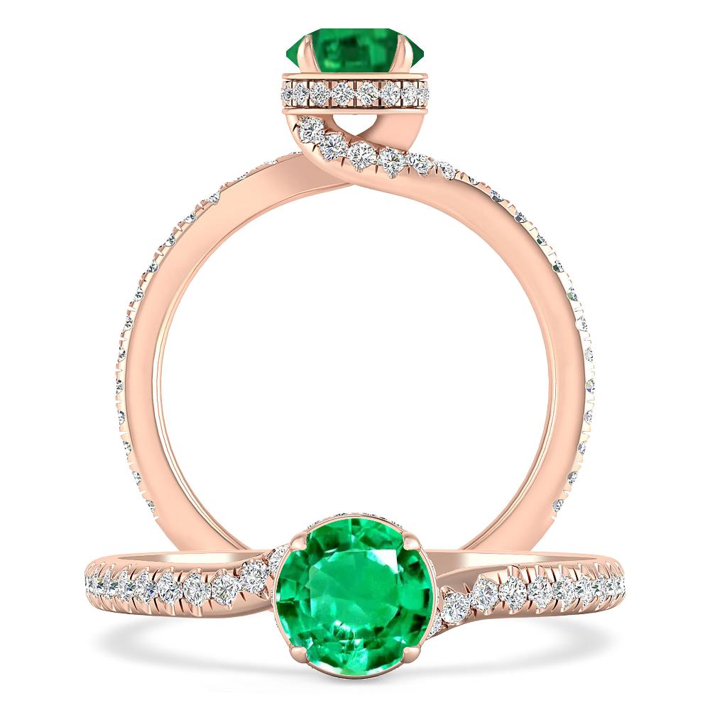 Rose Gold - Emerald