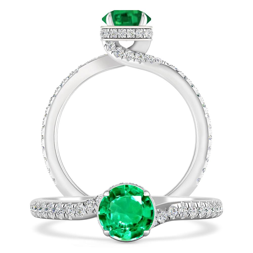 White Gold - Emerald