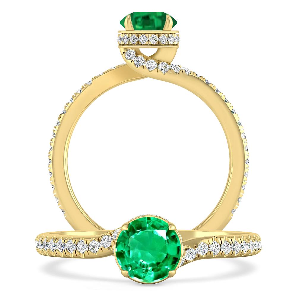 Yellow Gold - Emerald