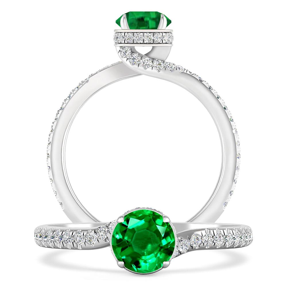 White Gold - Emerald