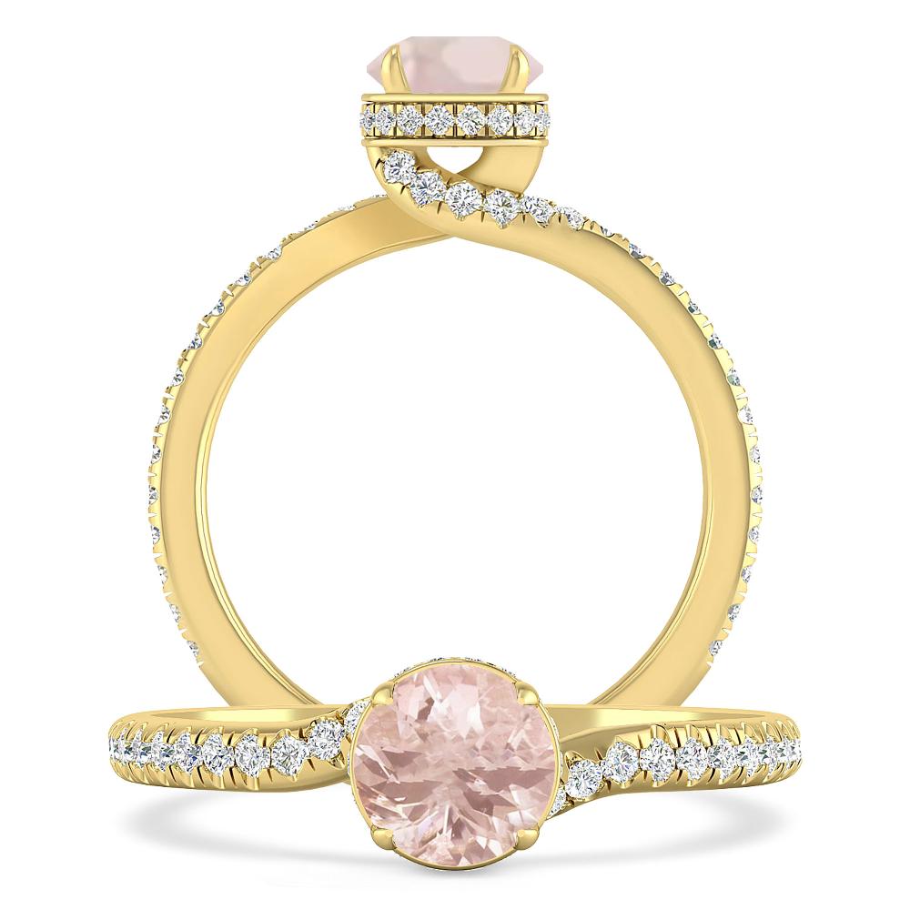 Yellow Gold - Morganite