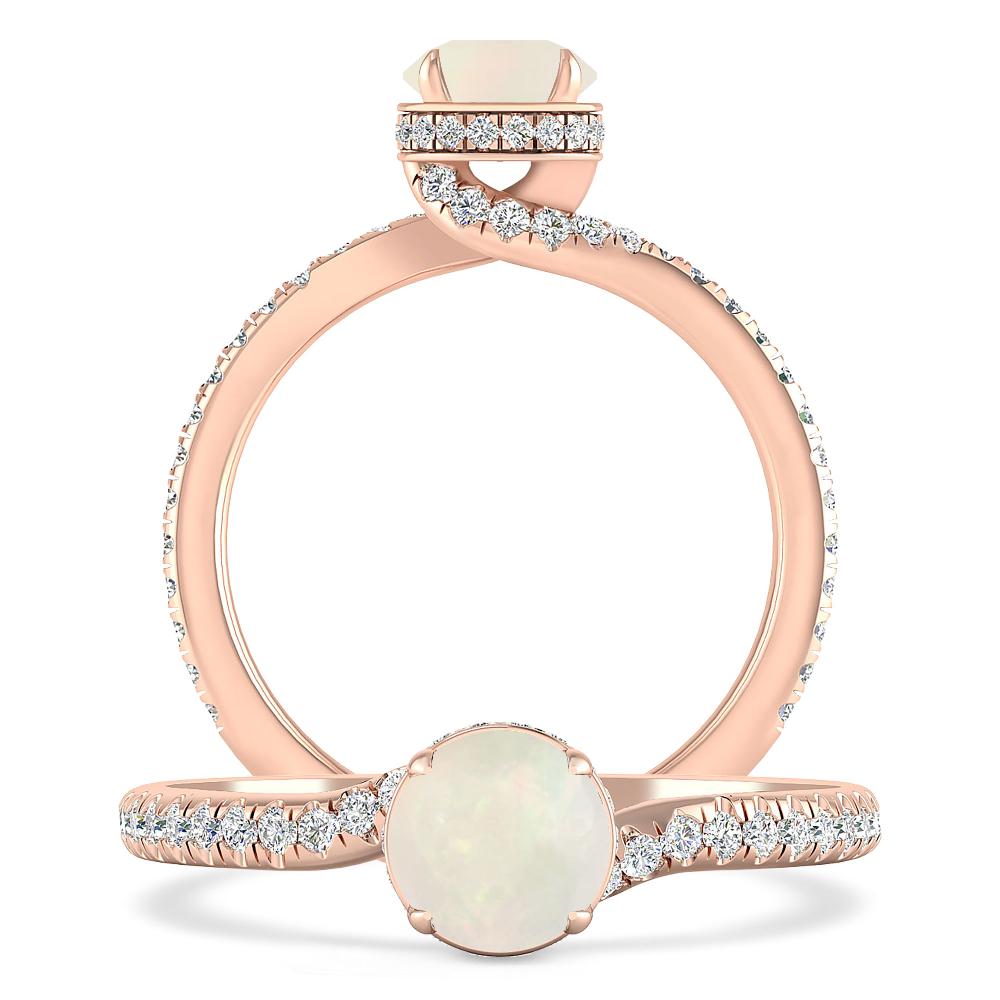 Rose Gold - Opal