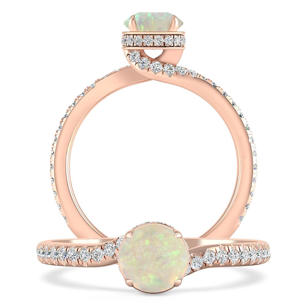 Rose Gold - Opal