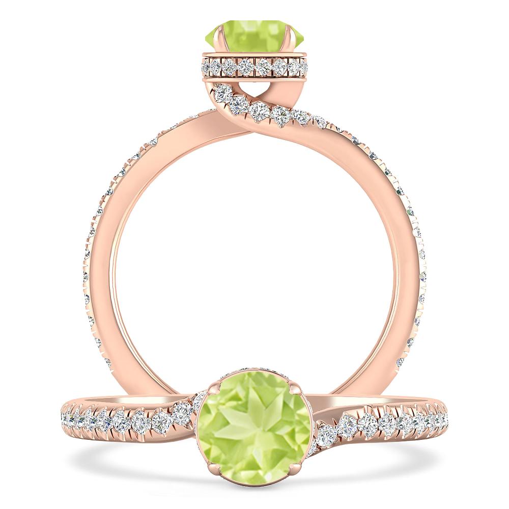 Rose Gold - Peridot